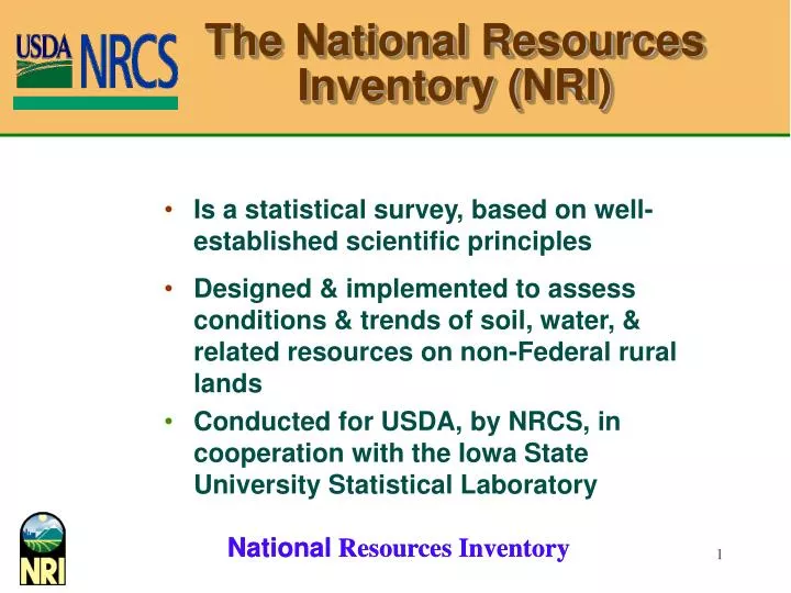 the national resources inventory nri