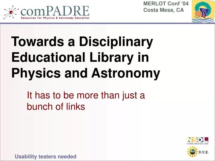 towards a disciplinary educational library in physics and astronomy