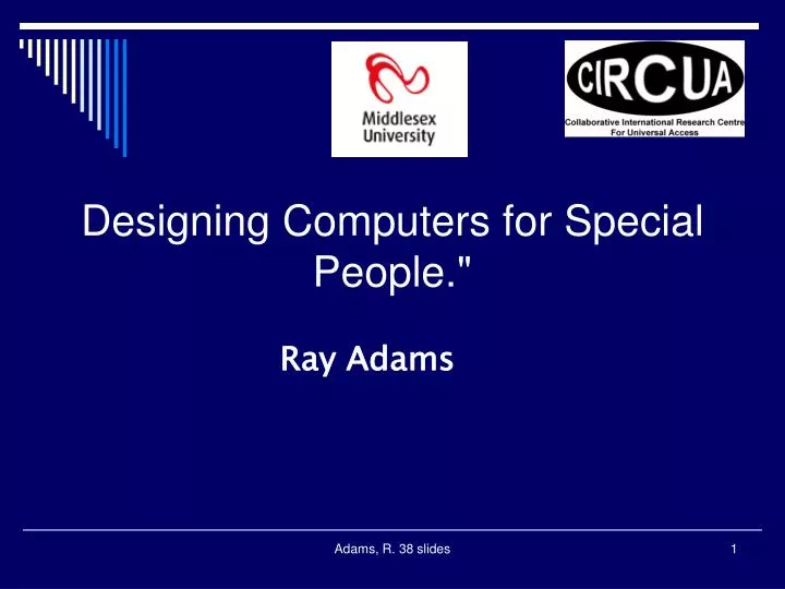 designing computers for special people