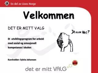 velkommen