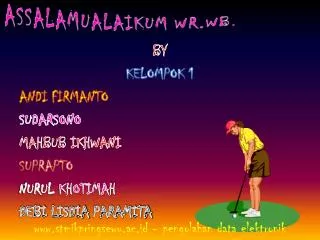 assalamualaikum wr wb
