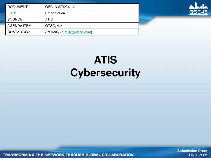 atis cybersecurity