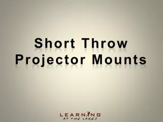 Short Throw Projector Mounts