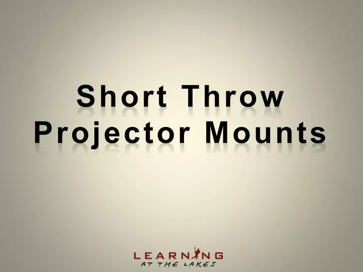 short throw projector mounts