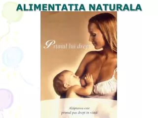 alimentatia naturala