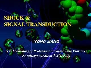shock signal transduction