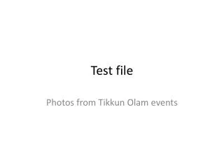 Test file