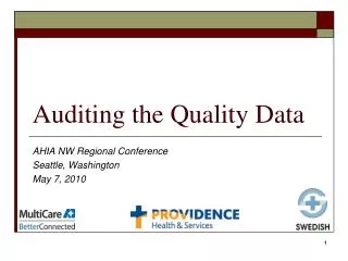 Auditing the Quality Data