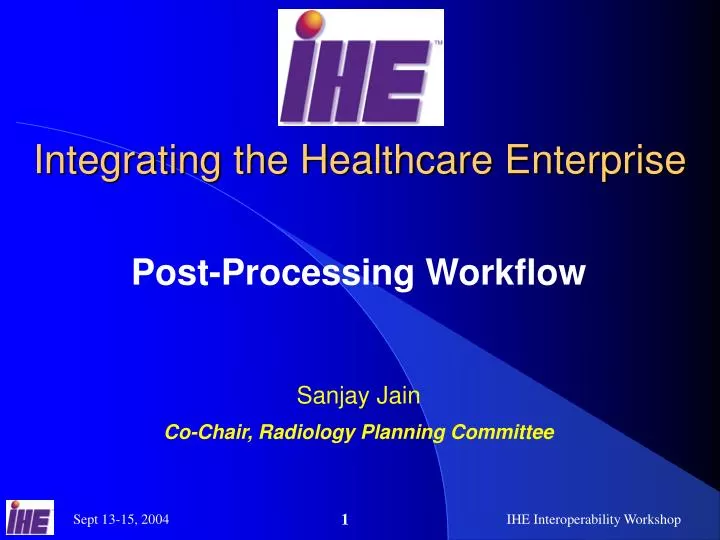 integrating the healthcare enterprise