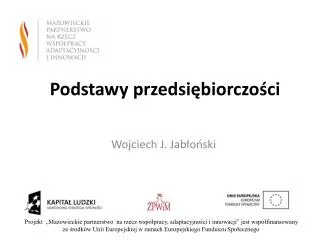 podstawy przedsi biorczo ci