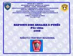 RAPORTI DHE ANALIZA E PUNËS Për vitin 2008 - slide 1