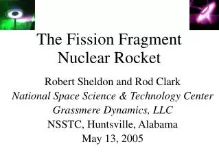 The Fission Fragment Nuclear Rocket