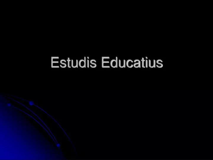 estudis educatius