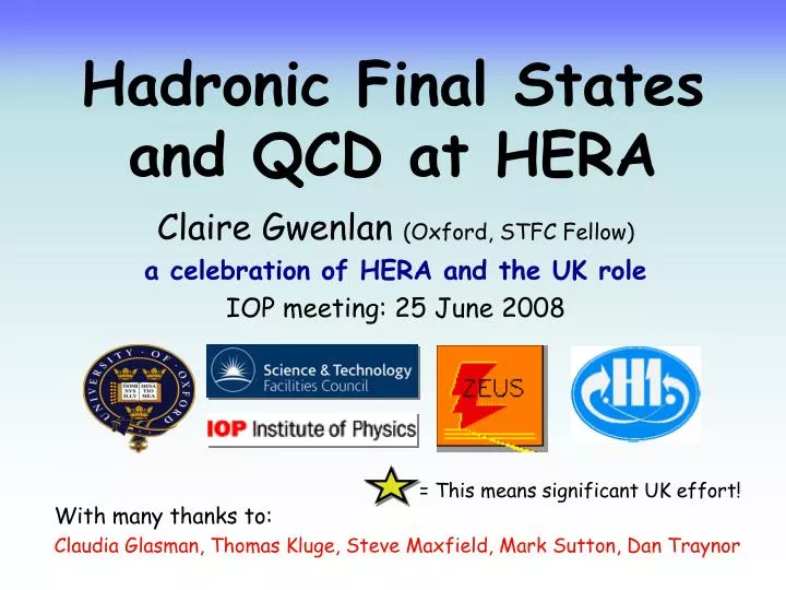 hadronic final states and qcd at hera