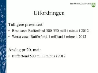 utfordringen