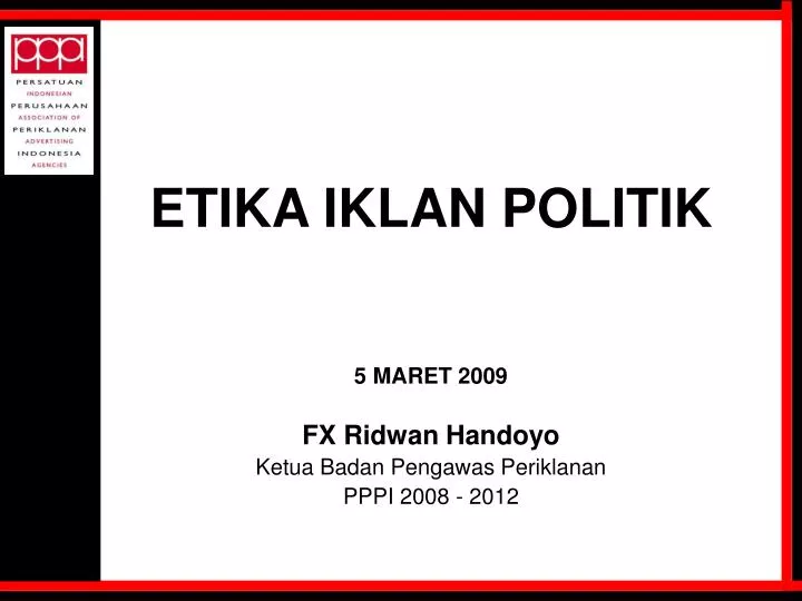 etika iklan politik