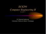 ECE291 Computer Engineering II Lecture 1 - slide 1
