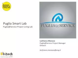 Puglia Smart Lab Puglia@Service Project Living Lab