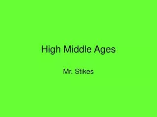 High Middle Ages