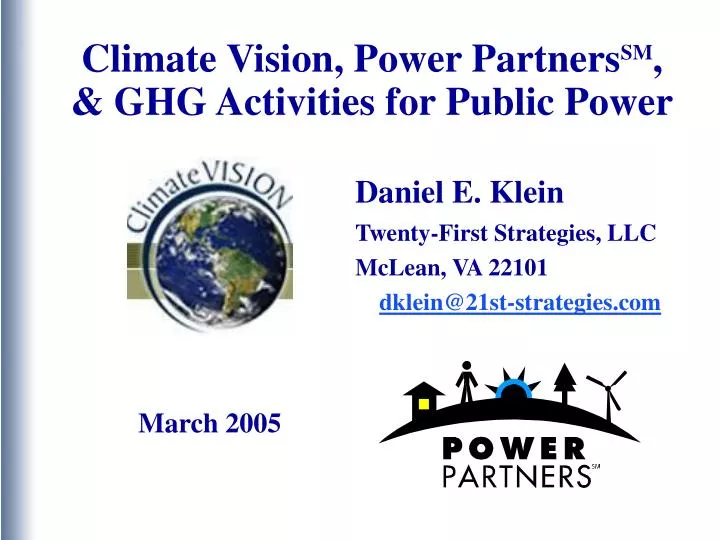 climate vision power partners sm ghg activities for public power
