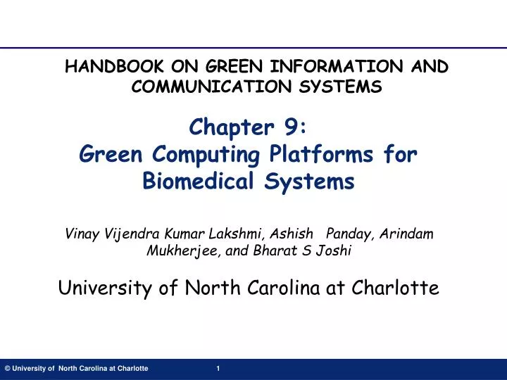 chapter 9 green computing platforms for biomedical systems