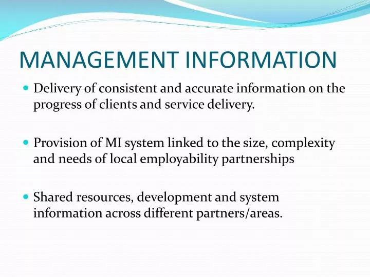 management information