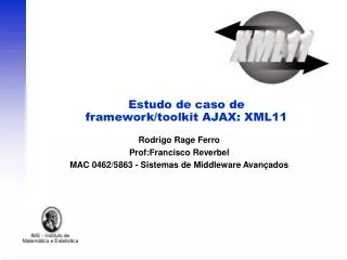 rodrigo rage ferro prof francisco reverbel mac 0462 5863 sistemas de middleware avan ados