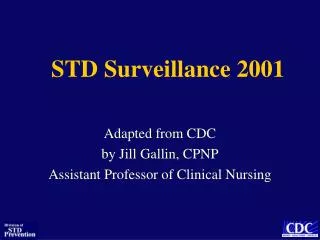 STD Surveillance 2001