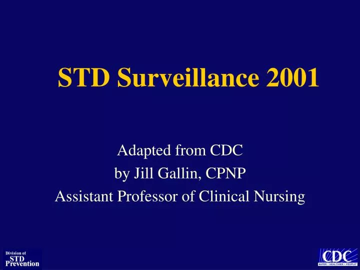 std surveillance 2001