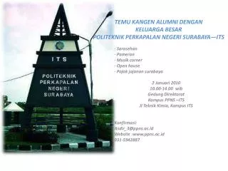 temu kangen alumni dengan keluarga besar politeknik perkapalan negeri surabaya its