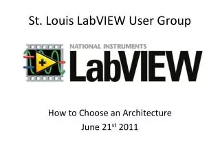 St. Louis LabVIEW User Group