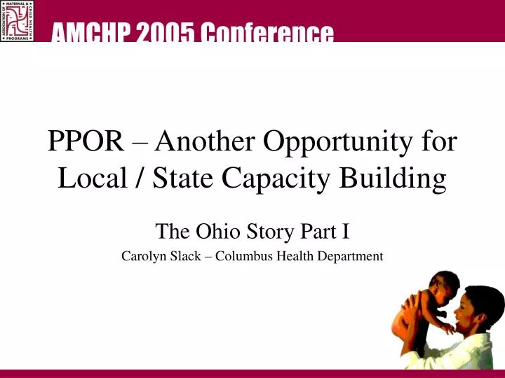 ppor another opportunity for local state capacity building