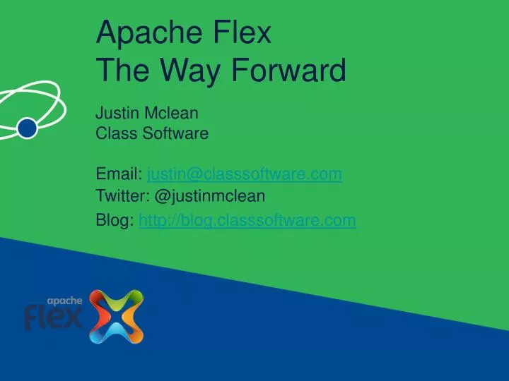 apache flex the way forward