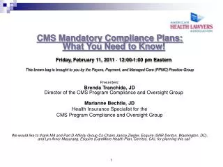 CMS Mandatory Compliance Plans: What You Need to Know!