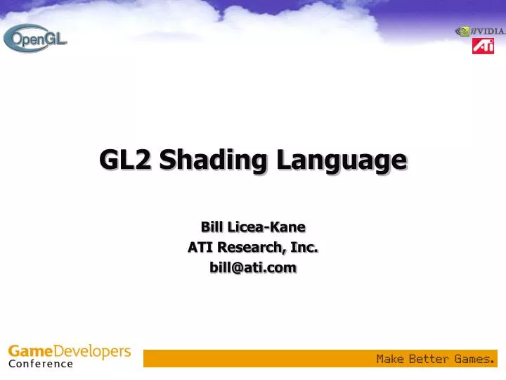 gl2 shading language