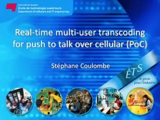 Real-time multi-user transcoding for push to talk over cellular (PoC)
