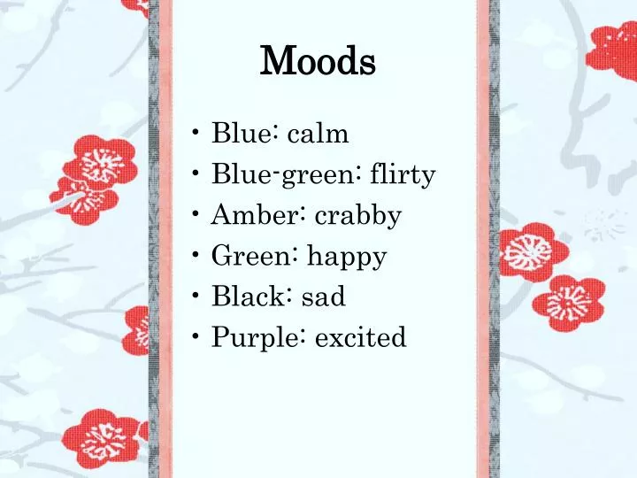 moods