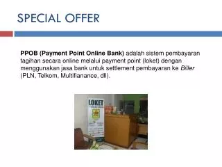 special offer