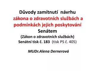 mudr alena dernerov