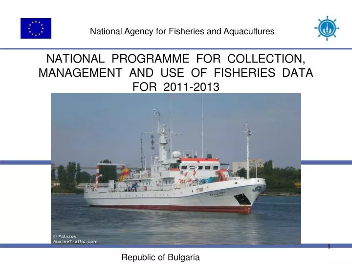 national programme for collection management and use of fisheries data for 2011 2013