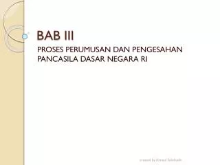 bab iii
