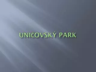 uni ovsk park