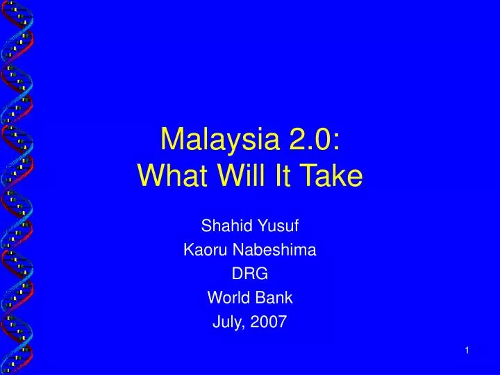 malaysia 2 0 what will it take