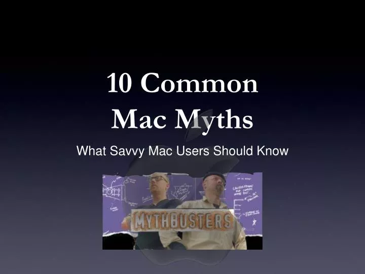 10 common mac myths