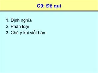 c9 qui