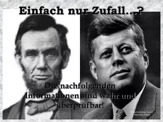 einfach nur zufall