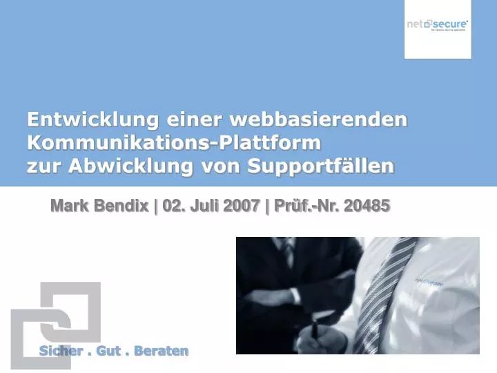 entwicklung einer webbasierenden kommunikations plattform zur abwicklung von supportf llen