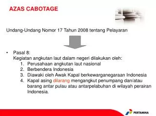azas cabotage