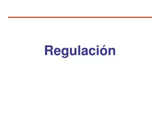 regulaci n