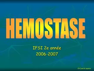 ifsi 2e ann e 2006 2007